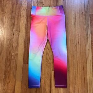 Athleta Love Proudly 7/8 Multicolor Leggings Small